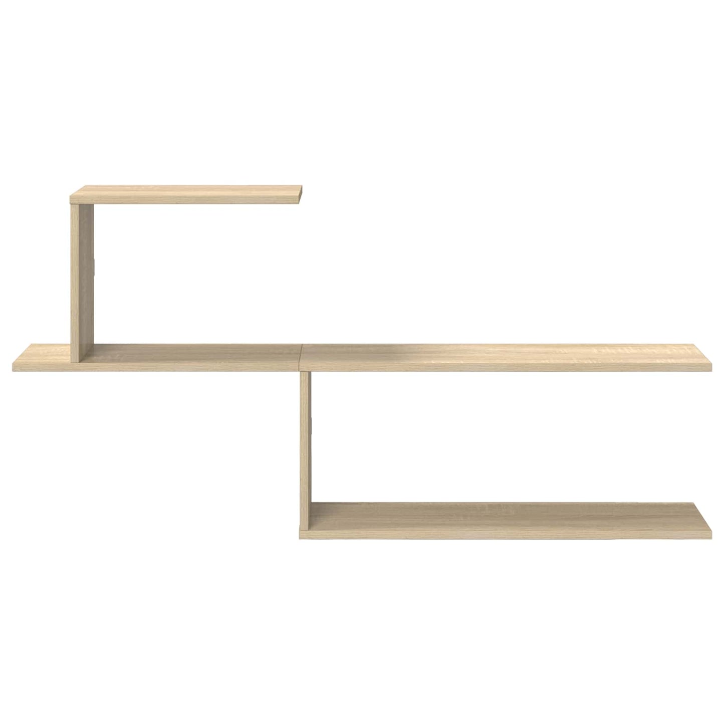 vidaXL Wall Shelf Sonoma Oak 122 x 18 x 60 cm Engineered Wood