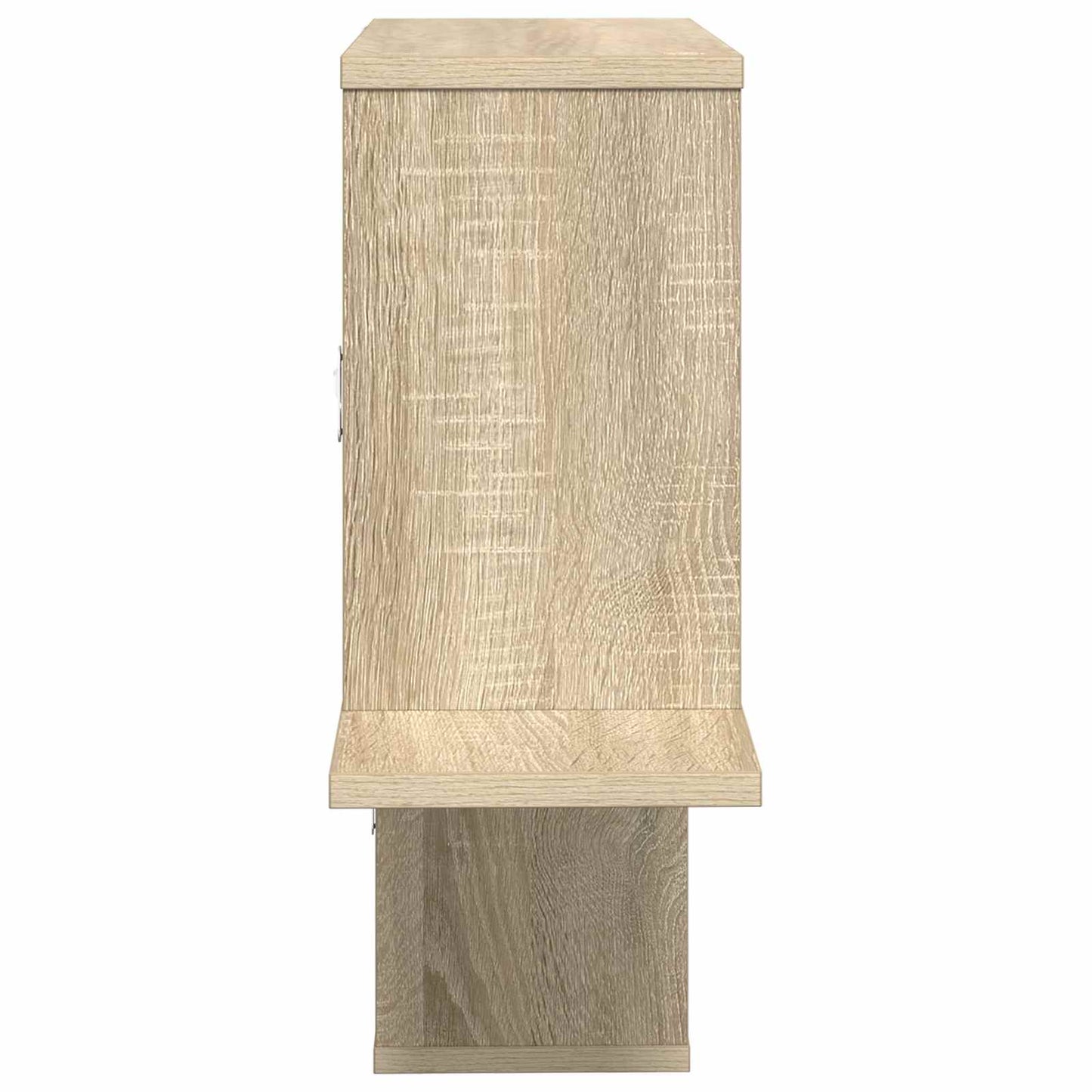 vidaXL Wall Shelf Sonoma Oak 122 x 18 x 60 cm Engineered Wood
