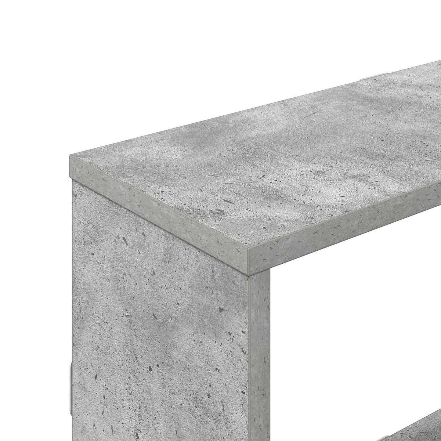 vidaXL Wall Shelf Concrete Grey 122 x 18 x 60 cm Engineered Wood