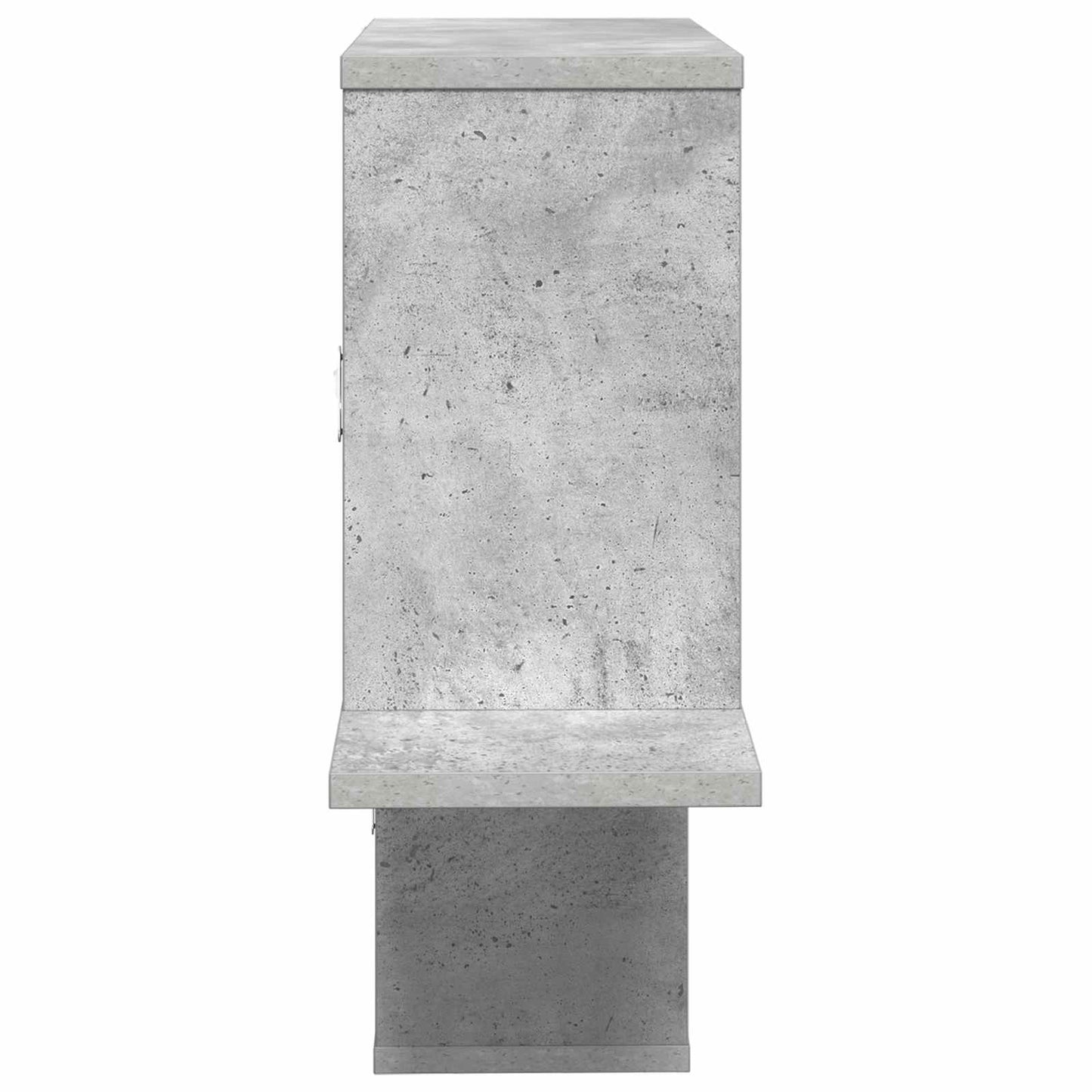 vidaXL Wall Shelf Concrete Grey 122 x 18 x 60 cm Engineered Wood
