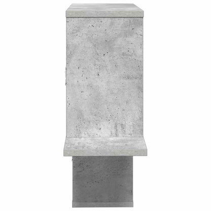 vidaXL Wall Shelf Concrete Grey 122 x 18 x 60 cm Engineered Wood