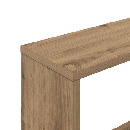 vidaXL Wall Shelf Artisan Oak 122 x 18 x 60 cm Engineered Wood