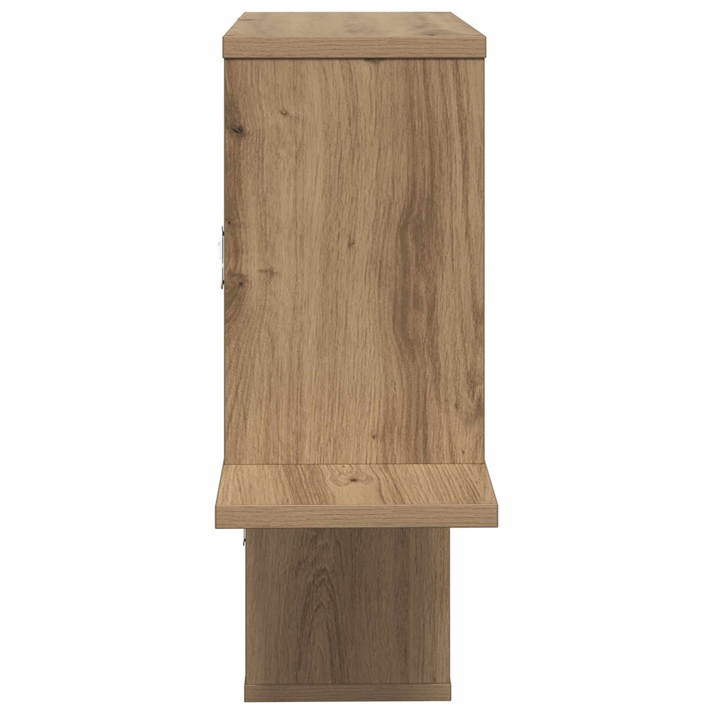vidaXL Wall Shelf Artisan Oak 122 x 18 x 60 cm Engineered Wood