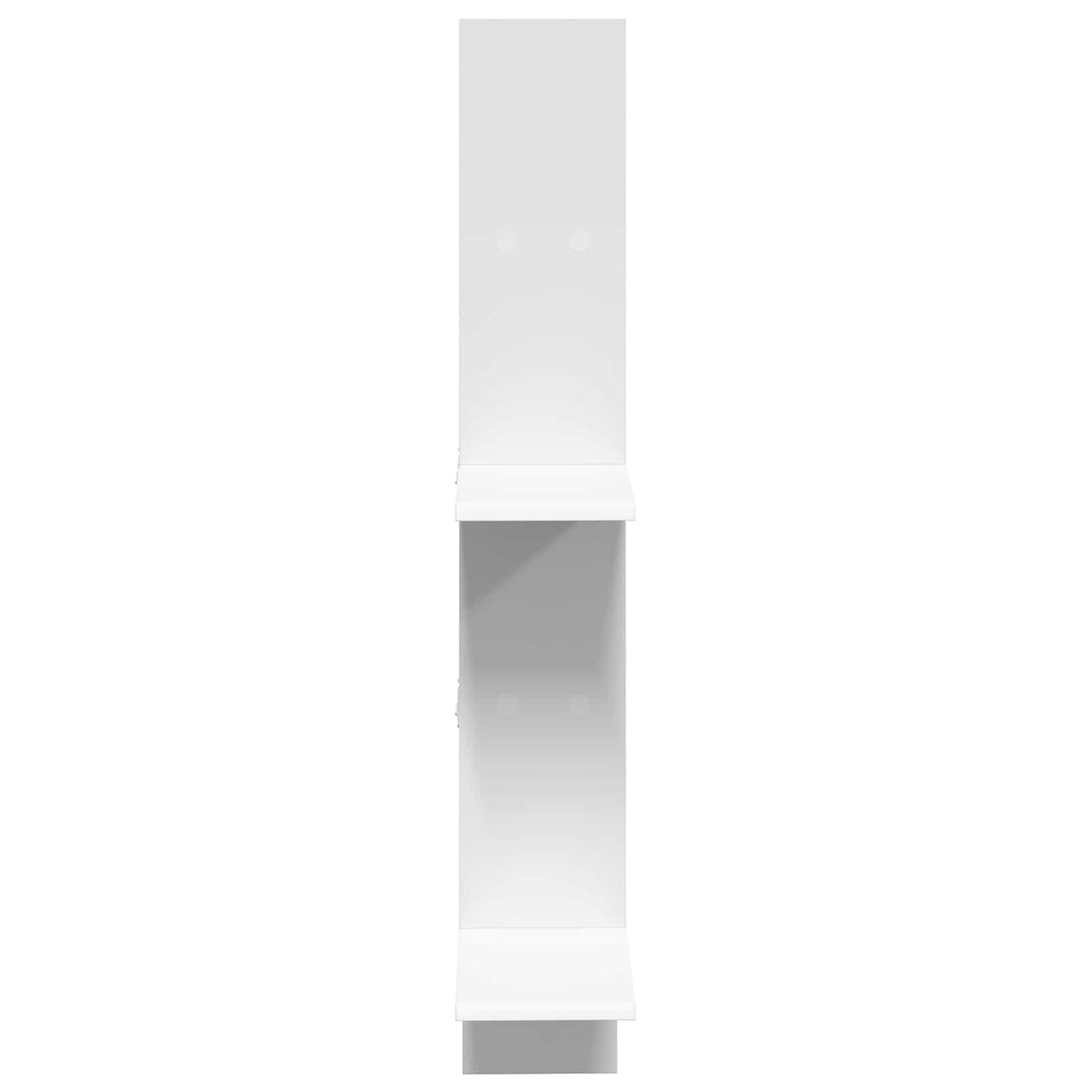 vidaXL Wall Shelf White 61 x 15 x 102 cm Engineered Wood