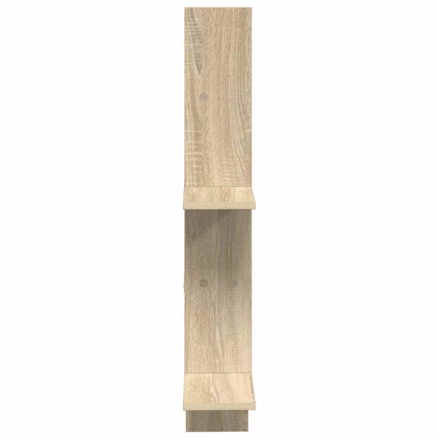 vidaXL Wall Shelf Sonoma Oak 61 x 15 x 102 cm Engineered Wood