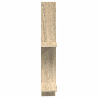 vidaXL Wall Shelf Sonoma Oak 61 x 15 x 102 cm Engineered Wood