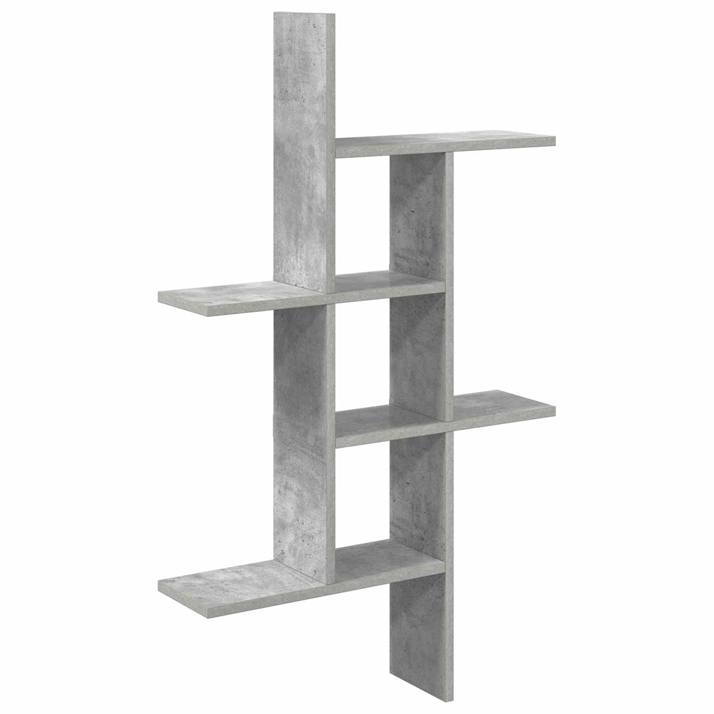 vidaXL Wall Shelf Concrete Grey 61 x 15 x 102 cm Engineered Wood