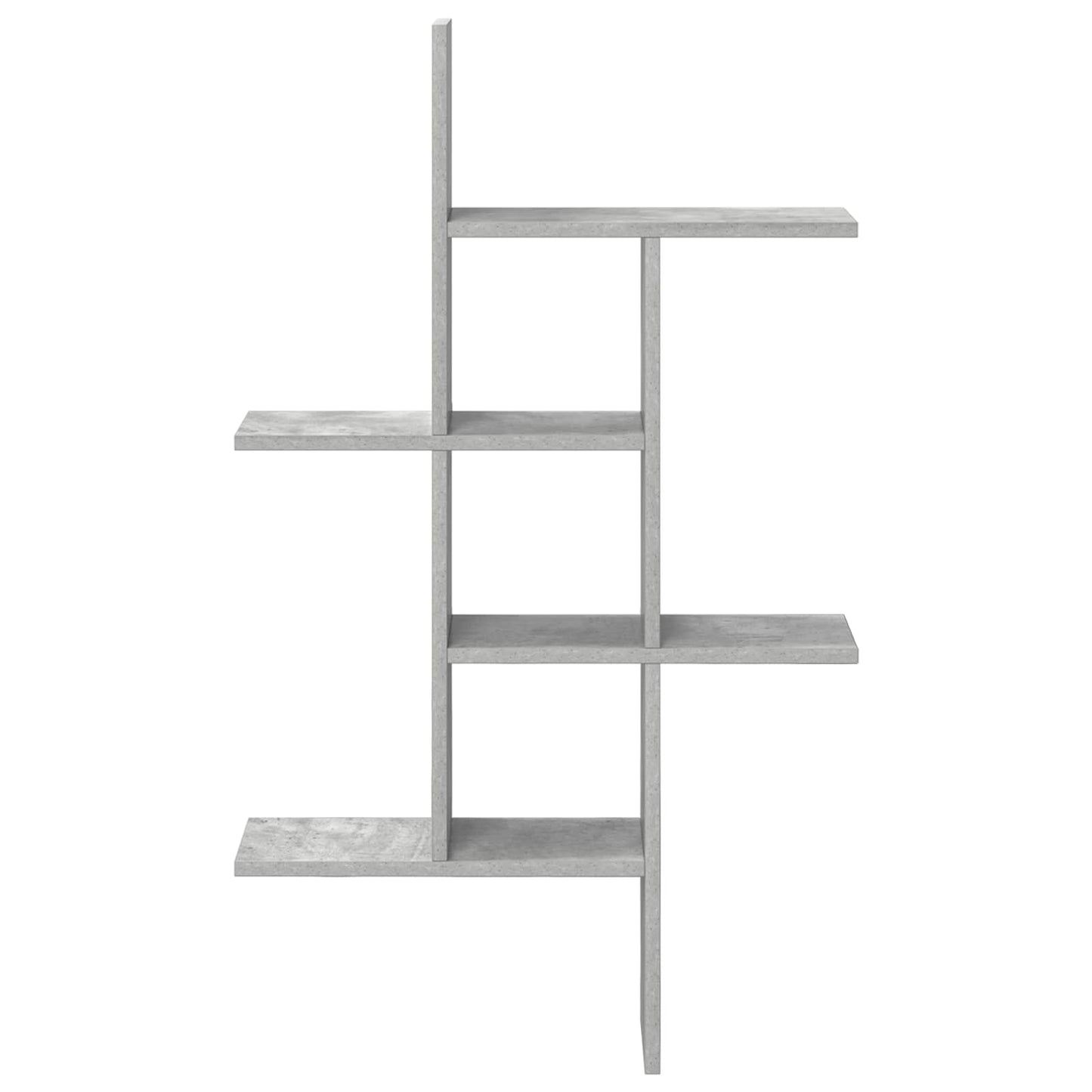 vidaXL Wall Shelf Concrete Grey 61 x 15 x 102 cm Engineered Wood