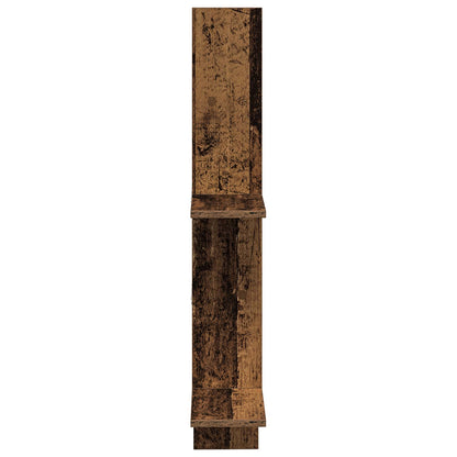 vidaXL Wall Shelf Old Wood 61 x 15 x 102 cm Engineered Wood