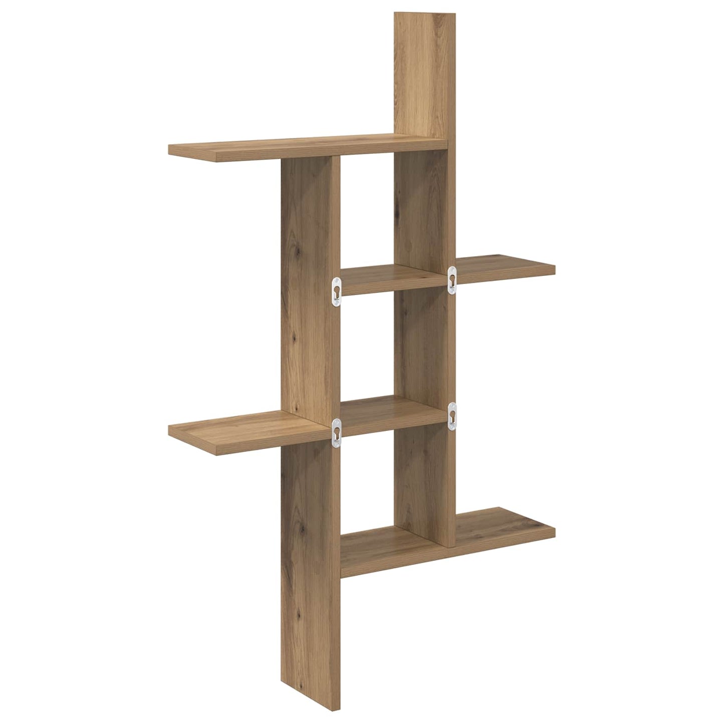 vidaXL Wall Shelf Artisan Oak 61 x 15 x 102 cm Engineered Wood
