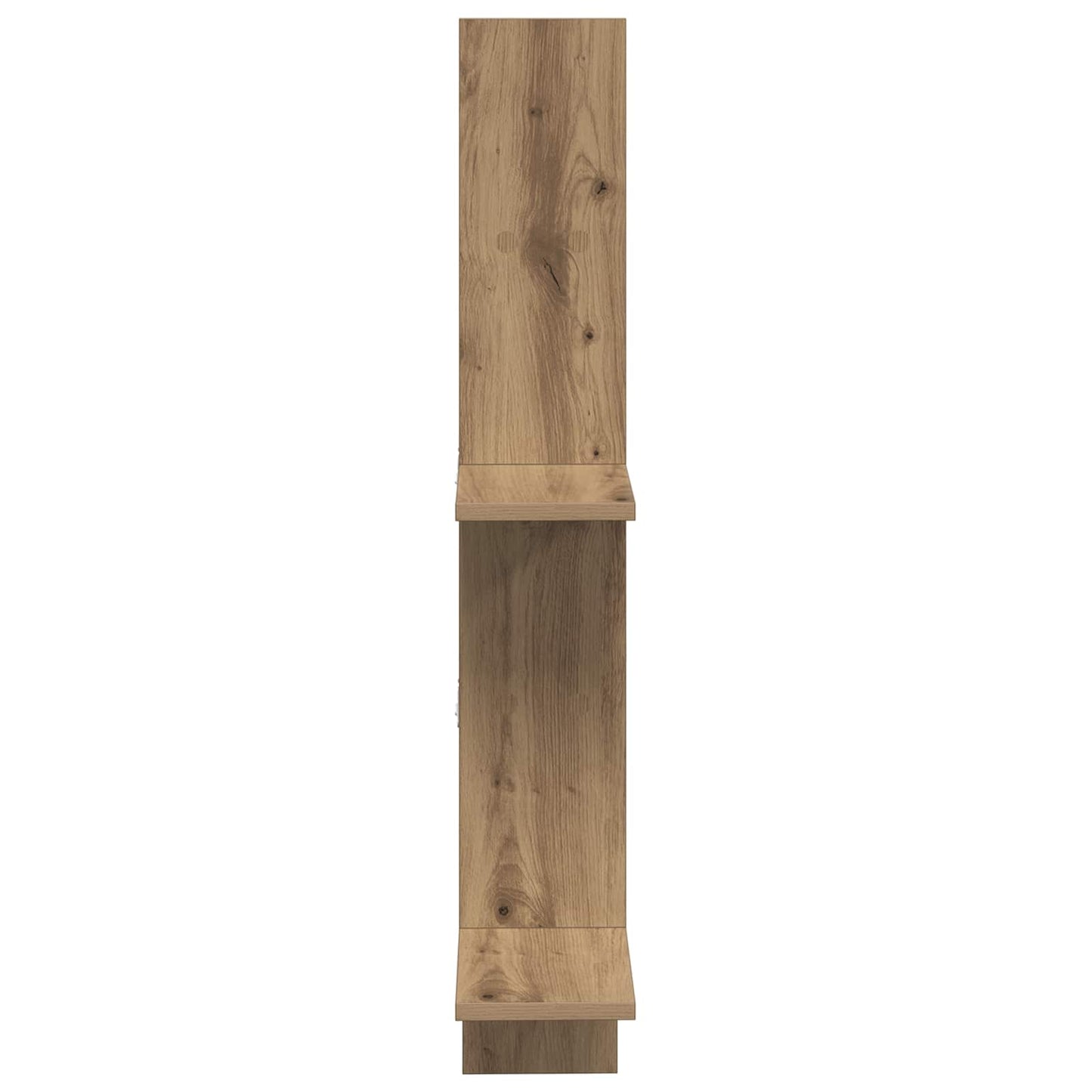vidaXL Wall Shelf Artisan Oak 61 x 15 x 102 cm Engineered Wood