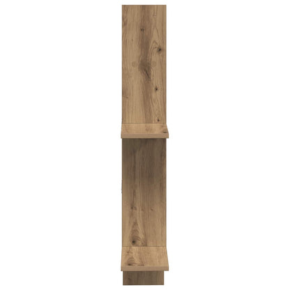 vidaXL Wall Shelf Artisan Oak 61 x 15 x 102 cm Engineered Wood
