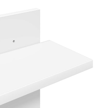 vidaXL Wall Floating Shelf White 48.5 x 15 x 101 cm Engineered Wood