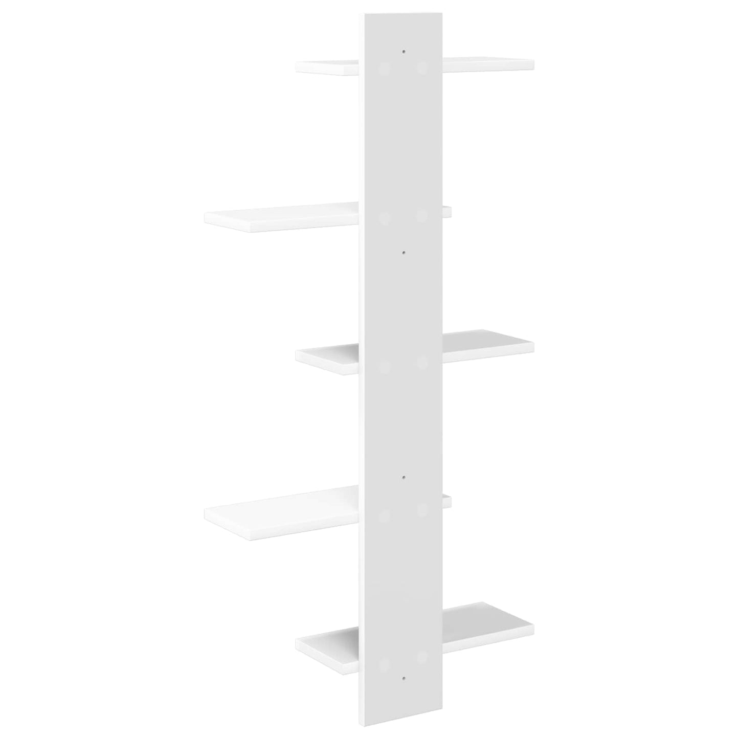 vidaXL Wall Floating Shelf White 48.5 x 15 x 101 cm Engineered Wood