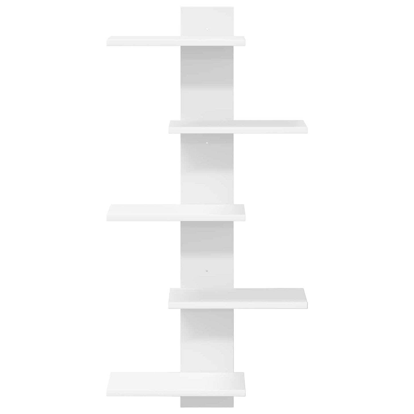 vidaXL Wall Floating Shelf White 48.5 x 15 x 101 cm Engineered Wood