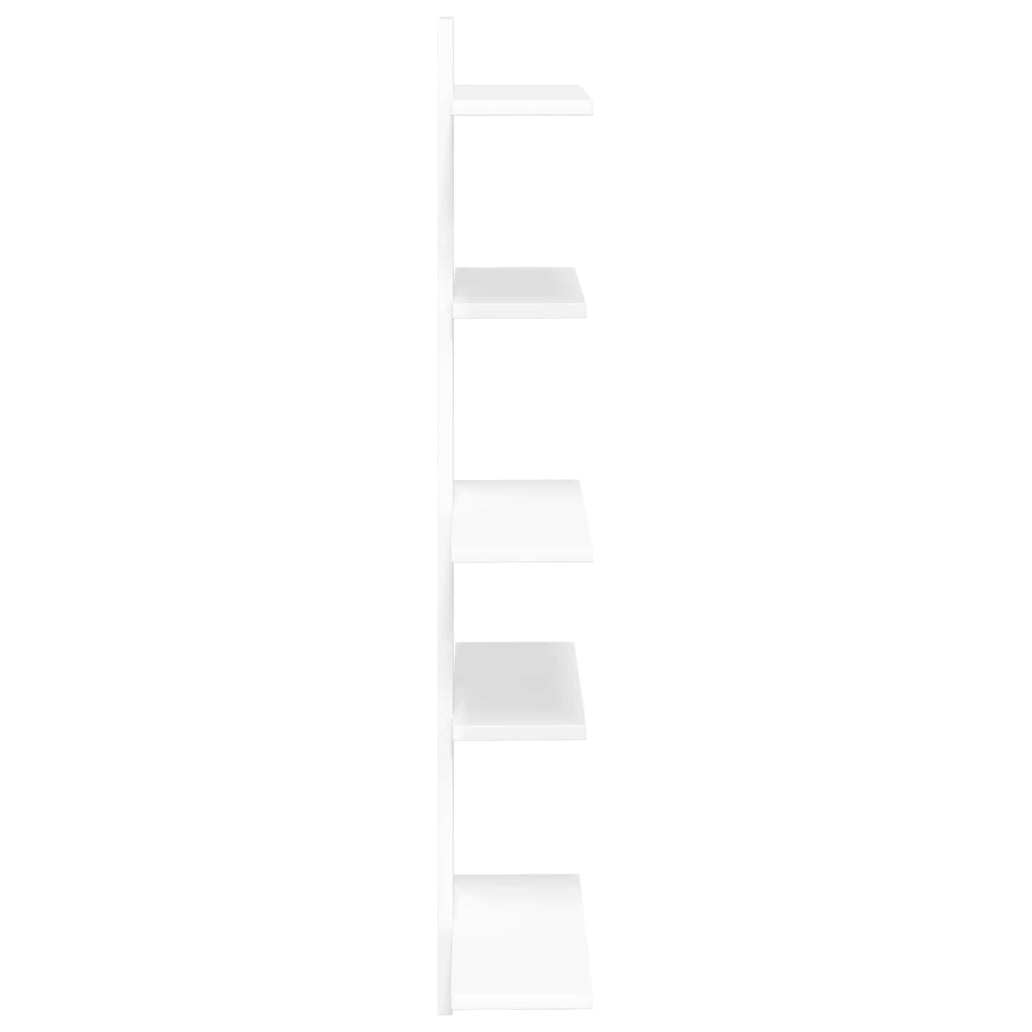 vidaXL Wall Floating Shelf White 48.5 x 15 x 101 cm Engineered Wood