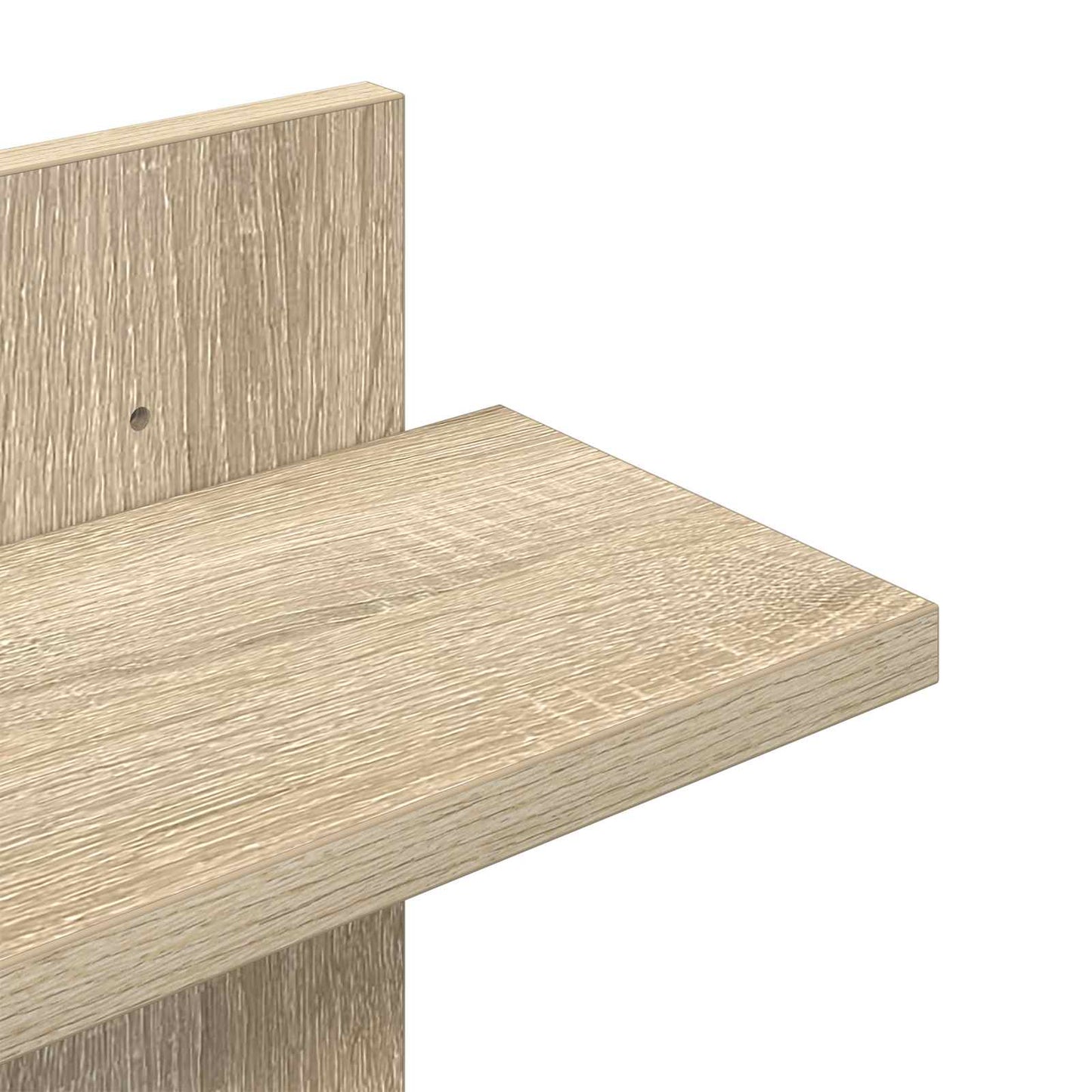 vidaXL Wall Floating Shelf Sonoma Oak 48.5 x 15 x 101 cm
