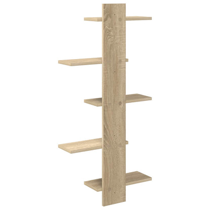 vidaXL Wall Floating Shelf Sonoma Oak 48.5 x 15 x 101 cm