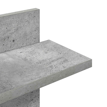 vidaXL Wall Floating Shelf Concrete Grey 48.5 x 15 x 101 cm