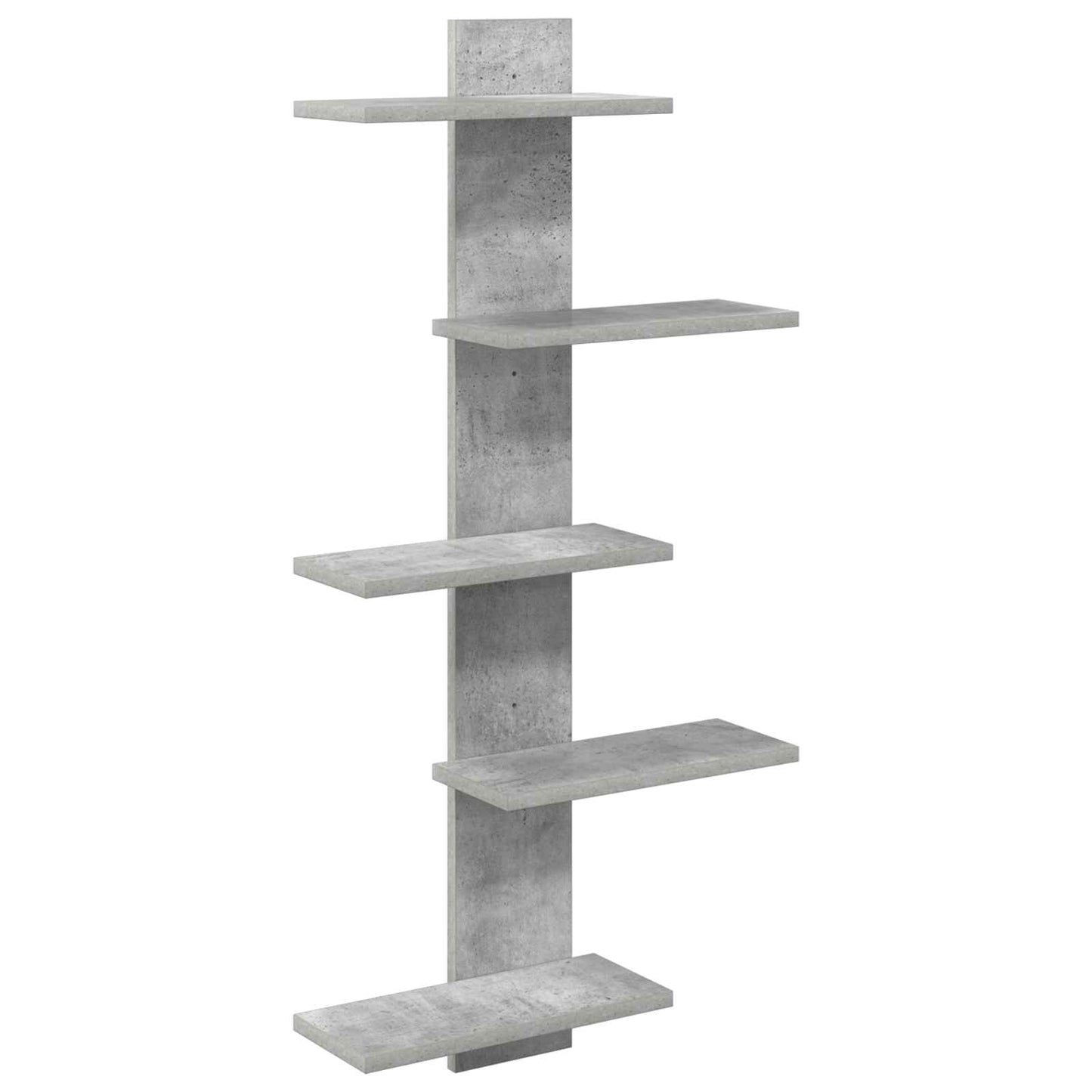 vidaXL Wall Floating Shelf Concrete Grey 48.5 x 15 x 101 cm