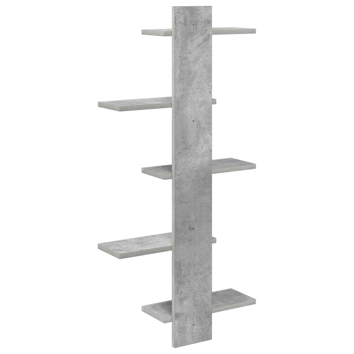 vidaXL Wall Floating Shelf Concrete Grey 48.5 x 15 x 101 cm
