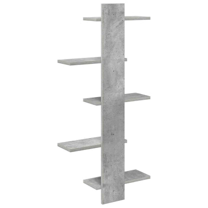 vidaXL Wall Floating Shelf Concrete Grey 48.5 x 15 x 101 cm
