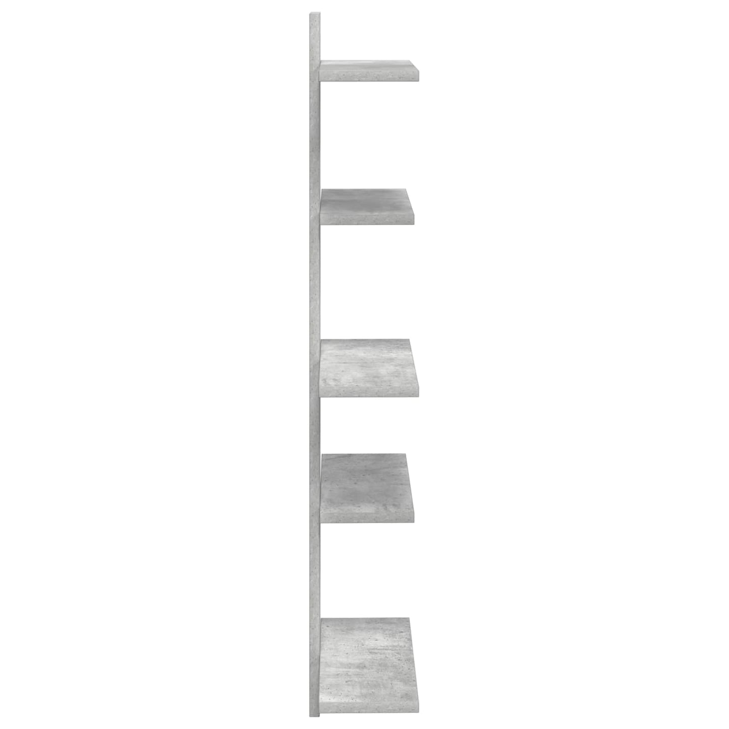vidaXL Wall Floating Shelf Concrete Grey 48.5 x 15 x 101 cm