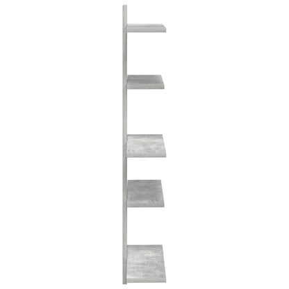 vidaXL Wall Floating Shelf Concrete Grey 48.5 x 15 x 101 cm