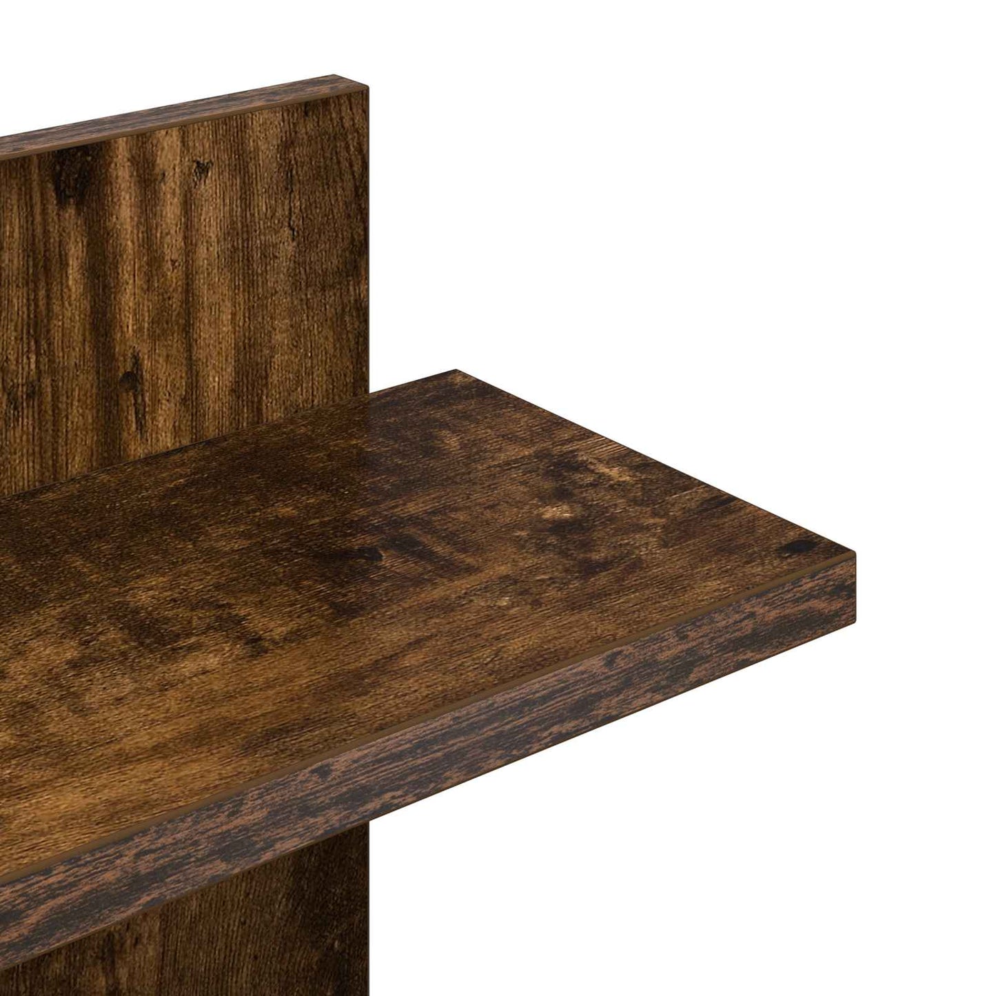 vidaXL Wall Floating Shelf Smoked Oak 48.5 x 15 x 101 cm