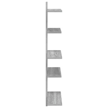 vidaXL Wall Floating Shelf Grey Sonoma 48.5 x 15 x 101 cm