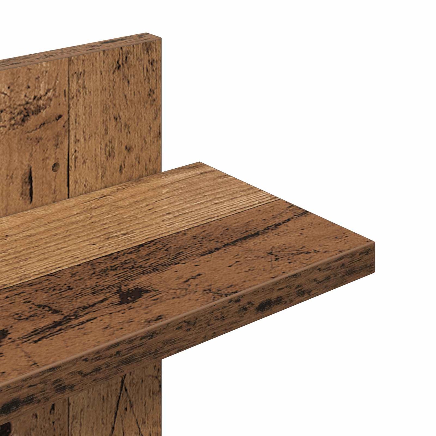 vidaXL Wall Floating Shelf Old Wood 48.5 x 15 x 101 cm Engineered Wood