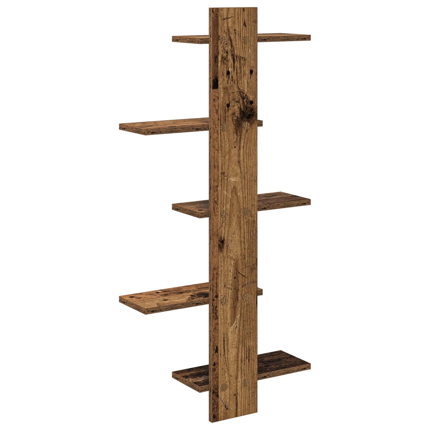vidaXL Wall Floating Shelf Old Wood 48.5 x 15 x 101 cm Engineered Wood