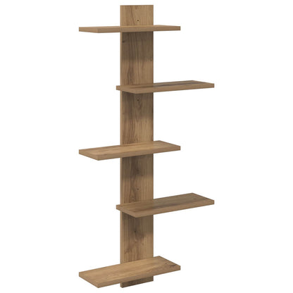 vidaXL Wall Floating Shelf Artisan Oak 48.5 x 15 x 101 cm
