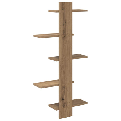 vidaXL Wall Floating Shelf Artisan Oak 48.5 x 15 x 101 cm