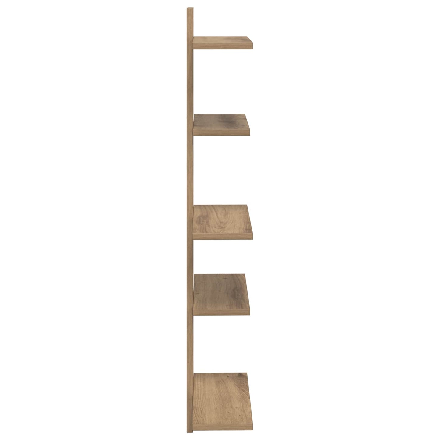 vidaXL Wall Floating Shelf Artisan Oak 48.5 x 15 x 101 cm