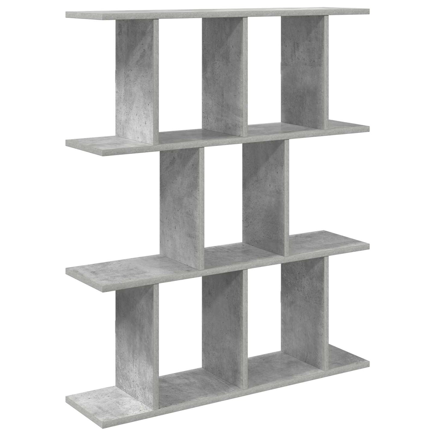 vidaXL Wall Shelf Concrete Grey 80 x 20 x 96 cm Engineered Wood