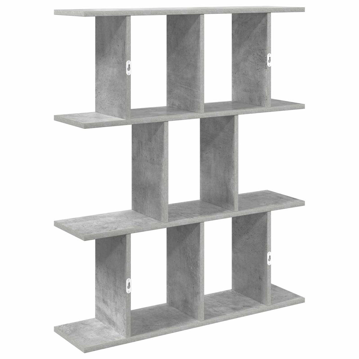 vidaXL Wall Shelf Concrete Grey 80 x 20 x 96 cm Engineered Wood