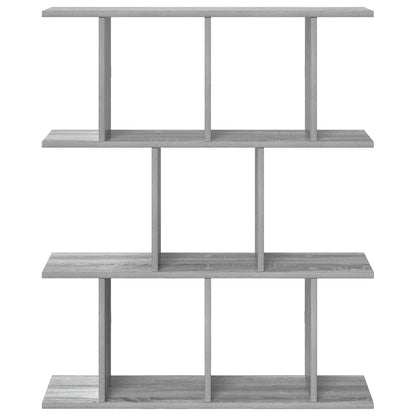 vidaXL Wall Shelf Grey Sonoma 102 x 20 x 96 cm Engineered Wood