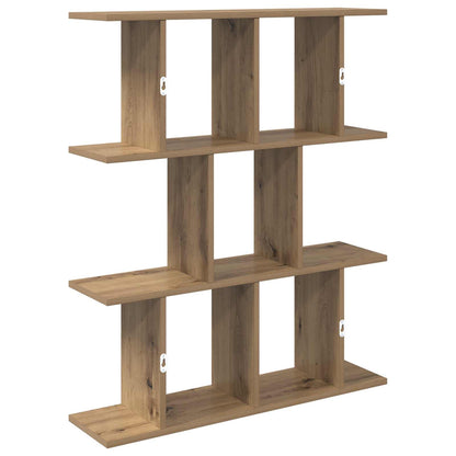 vidaXL Wall Shelf Artisan Oak 102 x 20 x 96 cm Engineered Wood