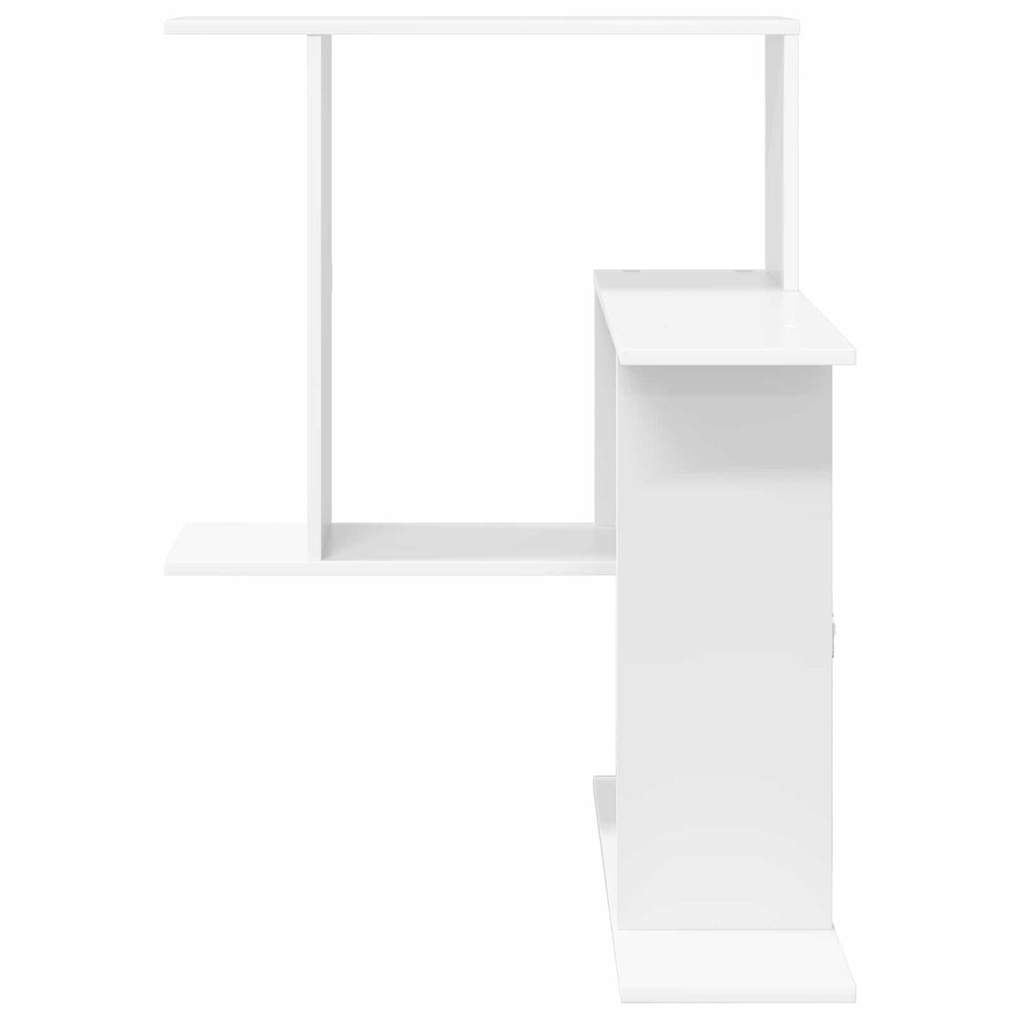 vidaXL Wall Shelf White 67 x 67 x 87 cm Engineered Wood