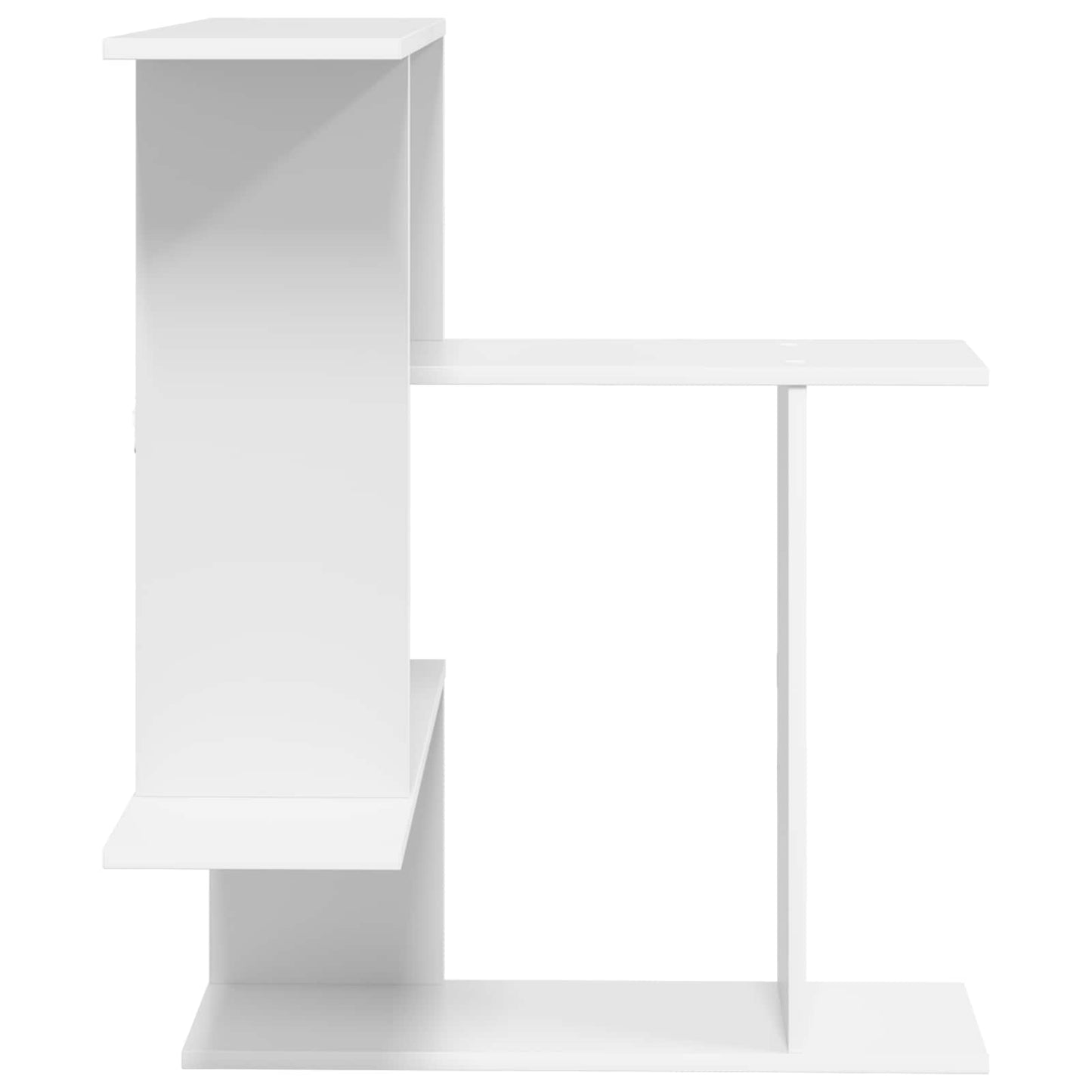 vidaXL Wall Shelf White 67 x 67 x 87 cm Engineered Wood