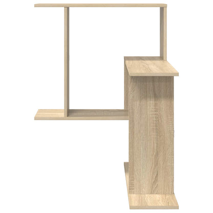 vidaXL Wall Shelf Sonoma Oak 67 x 67 x 87 cm Engineered Wood