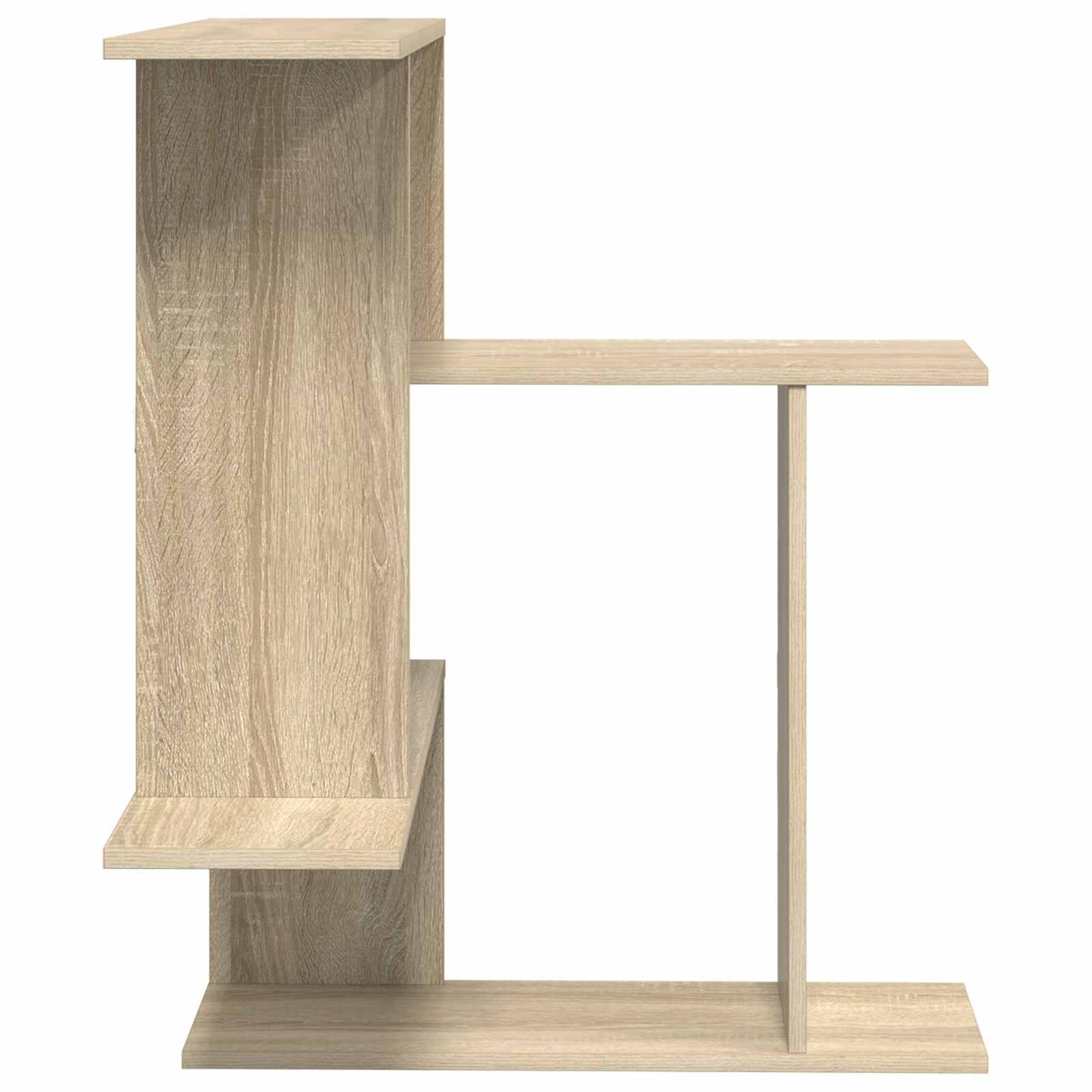 vidaXL Wall Shelf Sonoma Oak 67 x 67 x 87 cm Engineered Wood