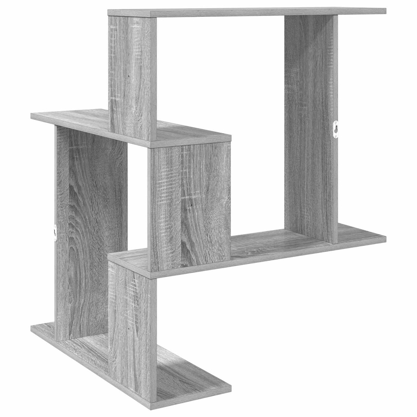 vidaXL Wall Shelf Grey Sonoma 67 x 67 x 87 cm Engineered Wood