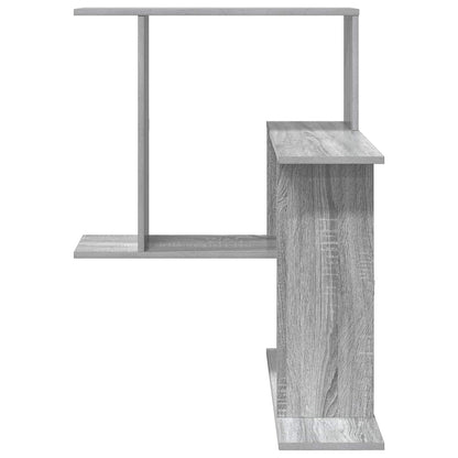 vidaXL Wall Shelf Grey Sonoma 67 x 67 x 87 cm Engineered Wood