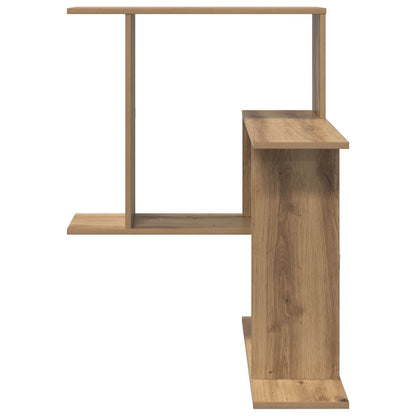 vidaXL Wall Shelf Artisan Oak 67 x 67 x 87 cm Engineered Wood