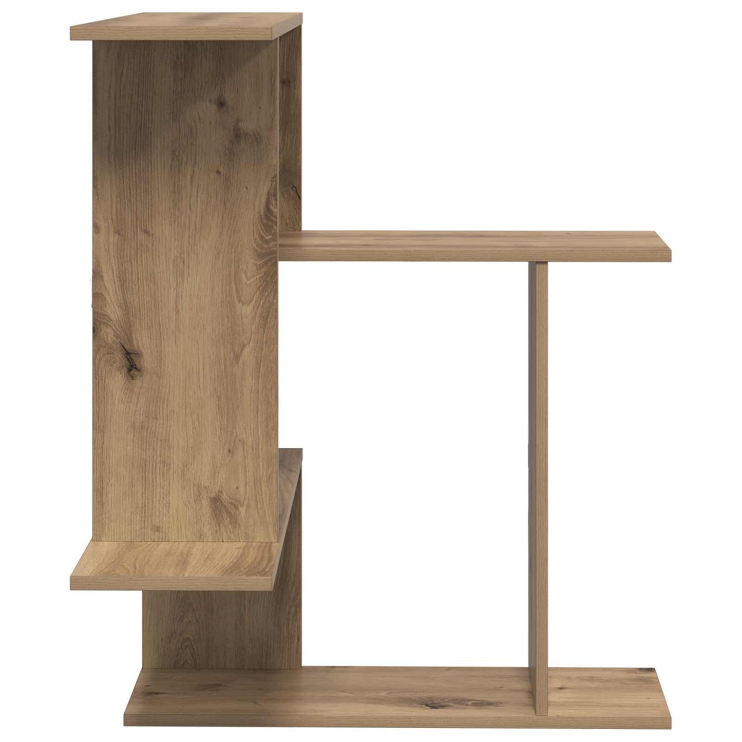 vidaXL Wall Shelf Artisan Oak 67 x 67 x 87 cm Engineered Wood