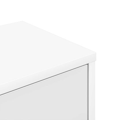 vidaXL Wall Corner Shelf White 48 x 48 x 120 cm Engineered Wood