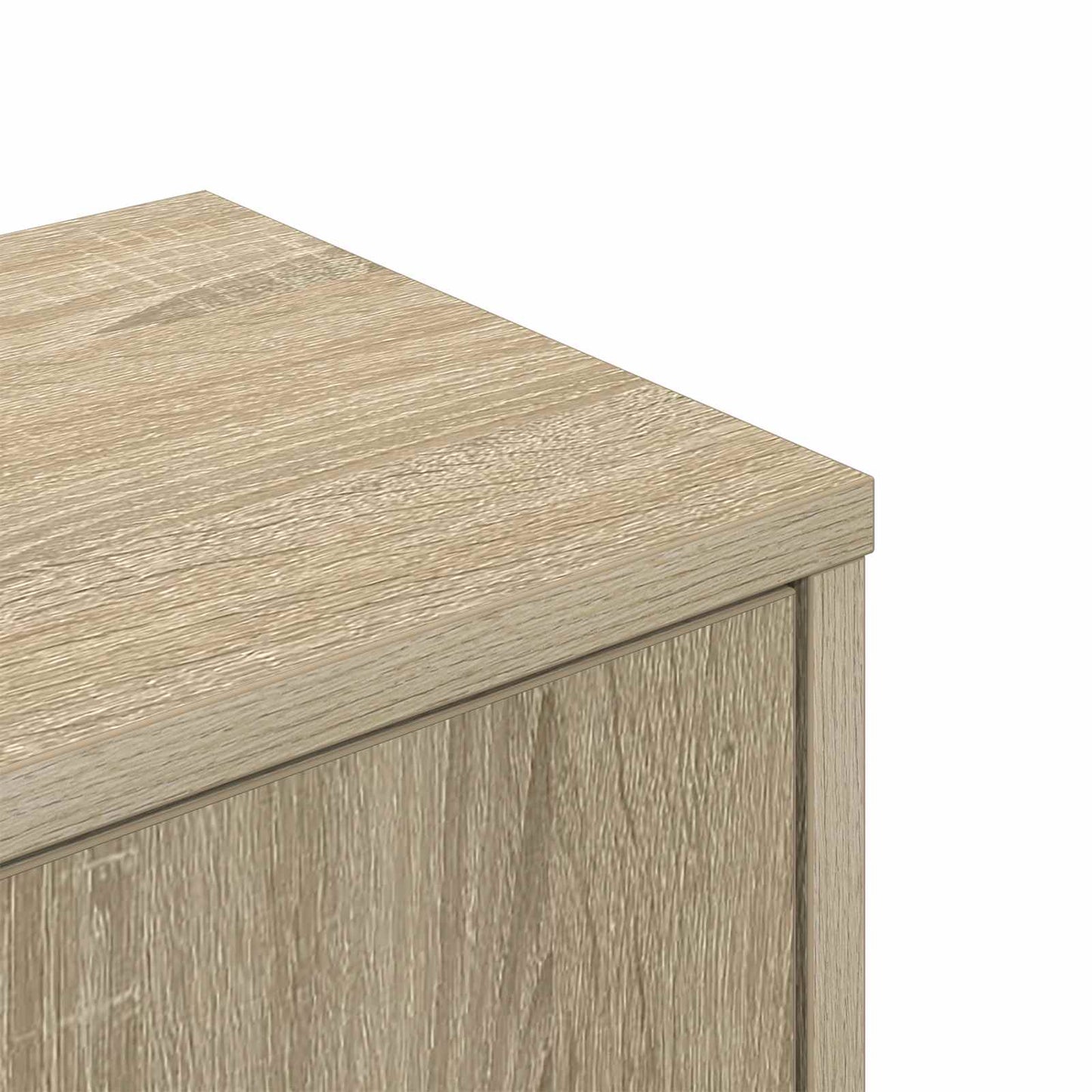 vidaXL Wall Corner Shelf Sonoma Oak 48 x 48 x 120 cm Engineered Wood
