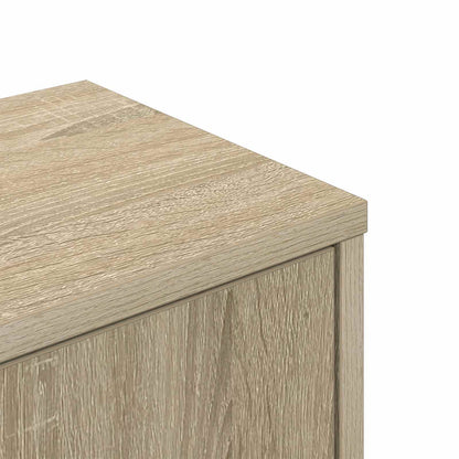 vidaXL Wall Corner Shelf Sonoma Oak 48 x 48 x 120 cm Engineered Wood